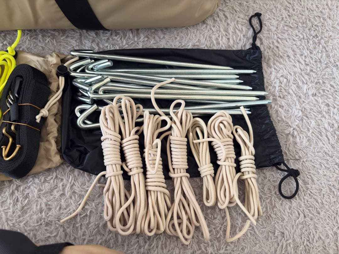 未使用 サバティカル モーニンググローリーTC グランドシート タープ セット