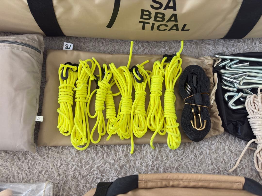 未使用 サバティカル モーニンググローリーTC グランドシート タープ セット