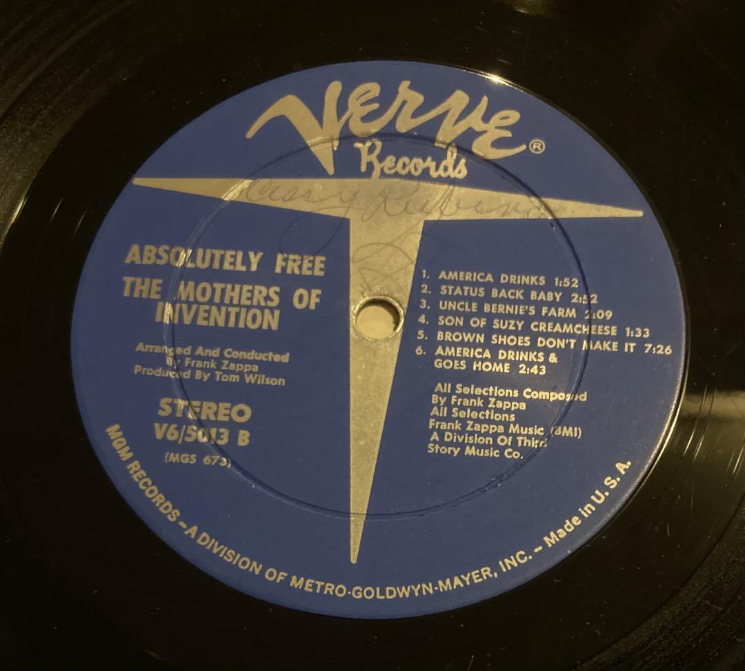 ■高音質USオリジナル盤■FRANK ZAPPA / THE MOTHERS O