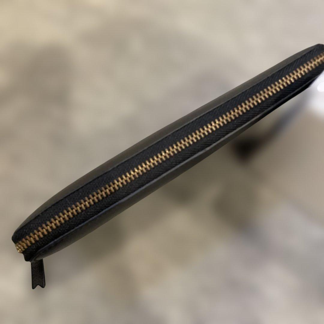 COMME des GARÇONS Huge Logo Wallet 箱付き 黒