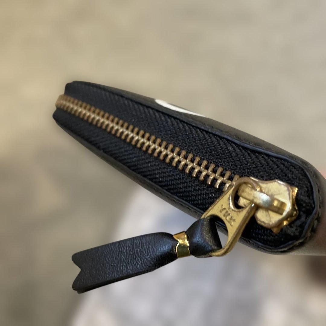 COMME des GARÇONS Huge Logo Wallet 箱付き 黒