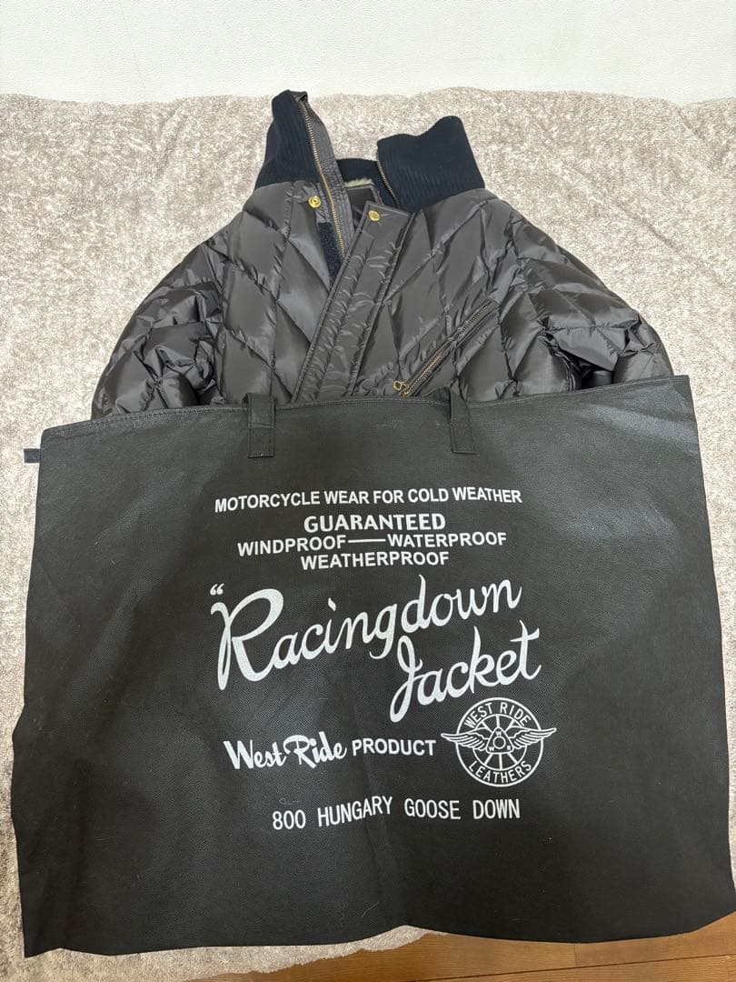 (室内試着のみ)ウエストライド レーシングダウンジャケットXXL