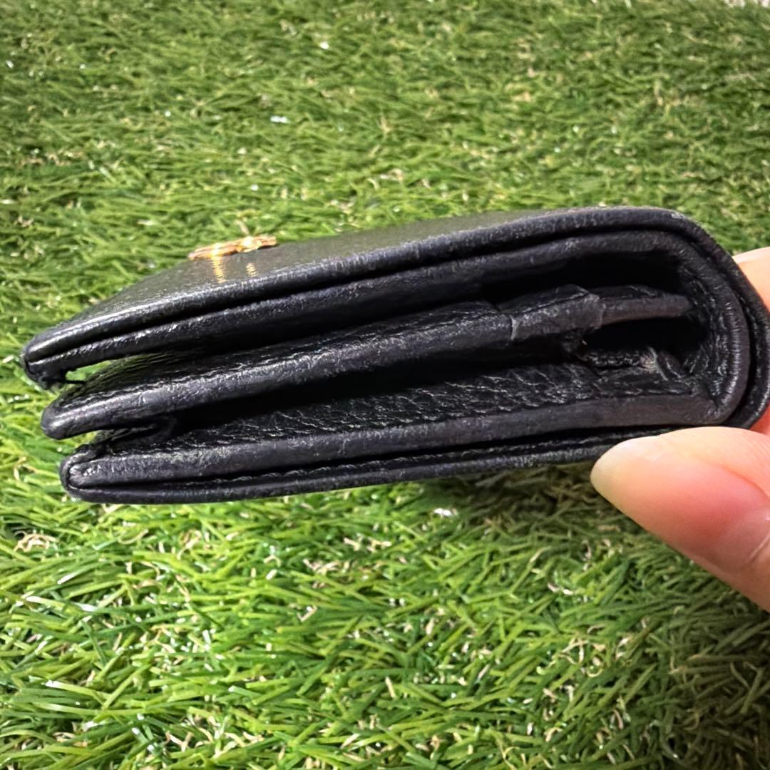 GUCCI＊GG マーモント レザー 二つ折り 財布