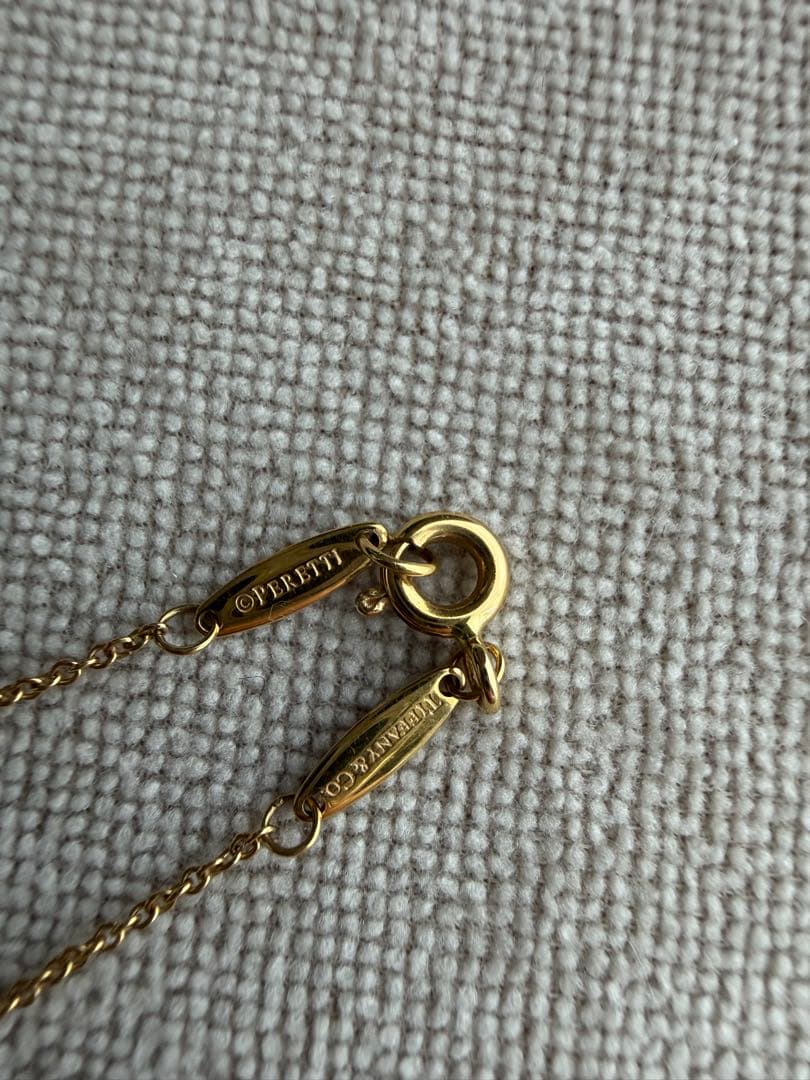 ティファニー バイザヤード ネックレス 0.08ct相当 K18YG