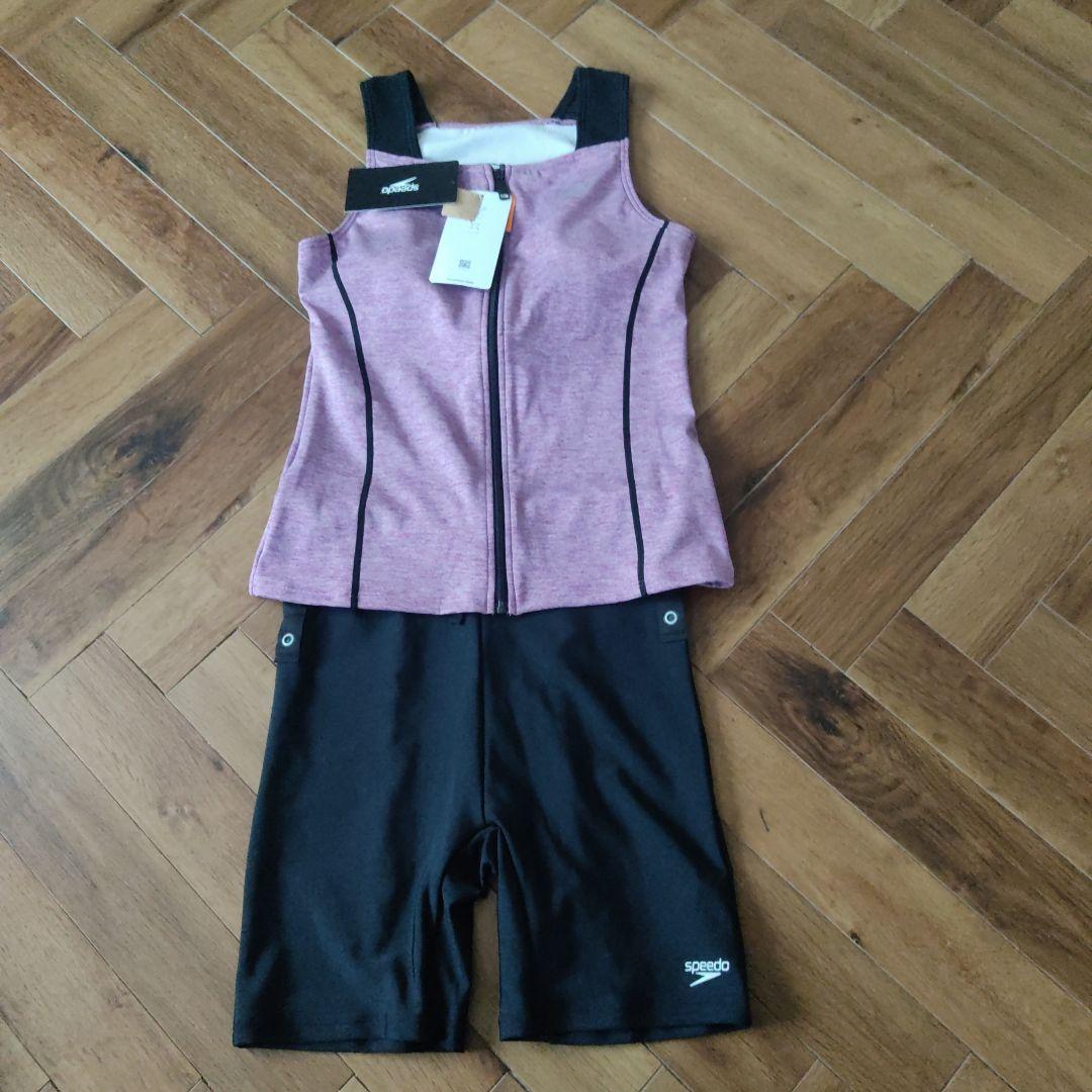 新品Speedo パープル セパレート水着　フィットネス　タグ付き未使用