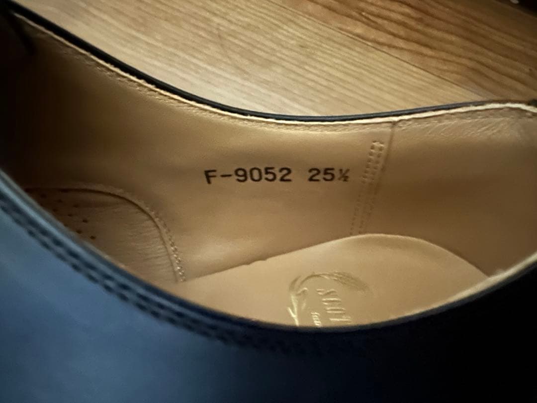 【美品】スコッチグレイン HIROKAWA 25.5cm 3E ブラック