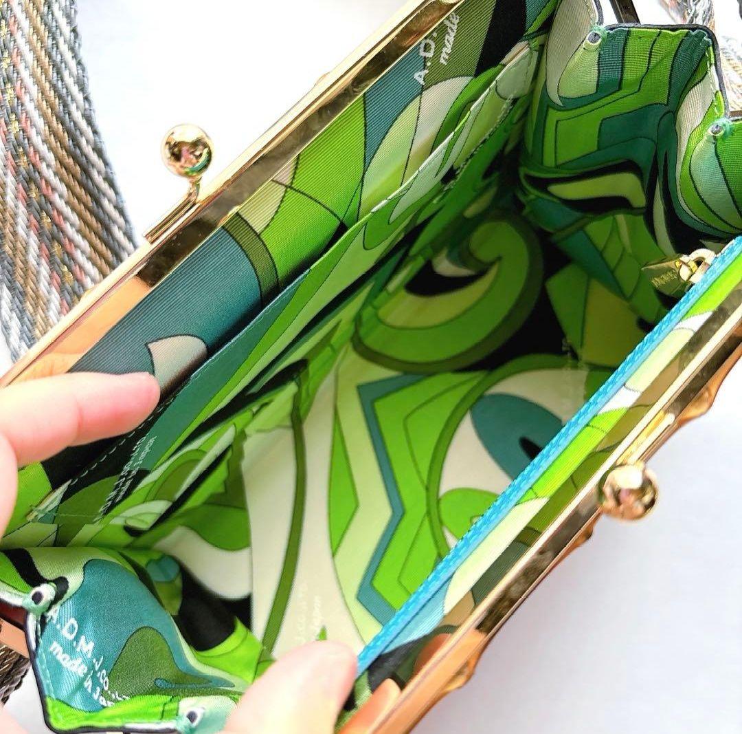 ADMJ フィバナイラ THE BEE レオパード ショルダーバッグ