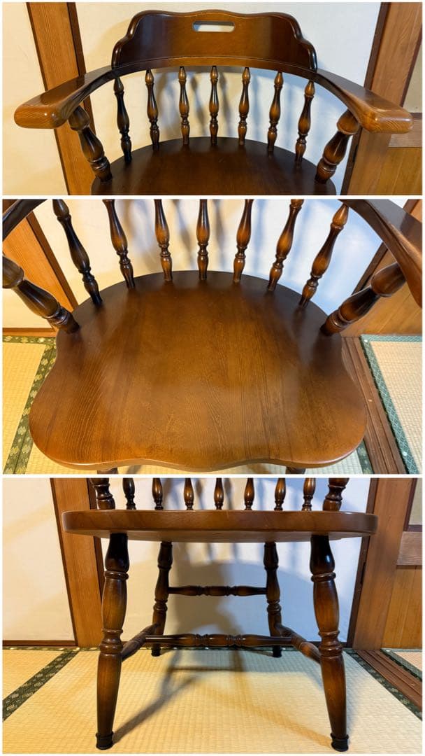 と*ら様 【O-2060】飛騨産業 キツツキ ダイニングチェア 4脚セット