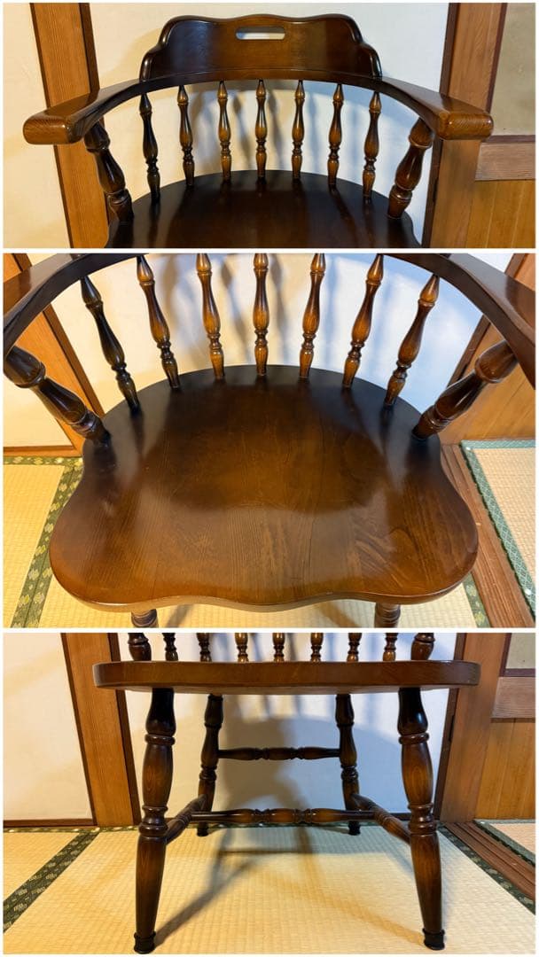 と*ら様 【O-2060】飛騨産業 キツツキ ダイニングチェア 4脚セット