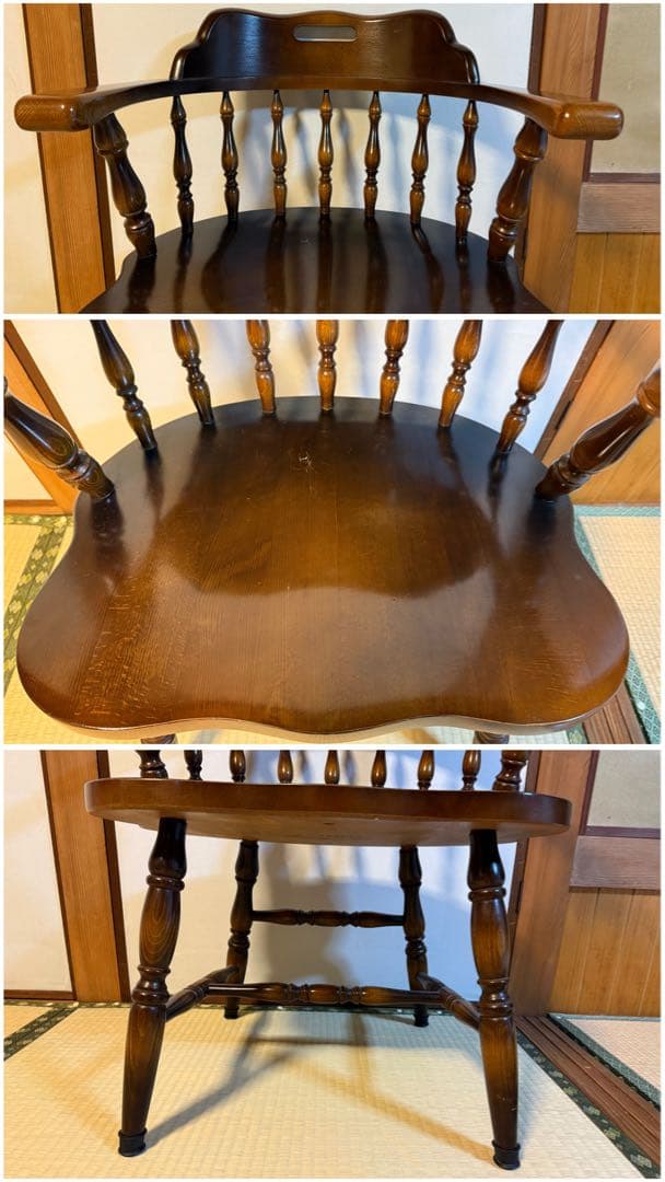 と*ら様 【O-2060】飛騨産業 キツツキ ダイニングチェア 4脚セット