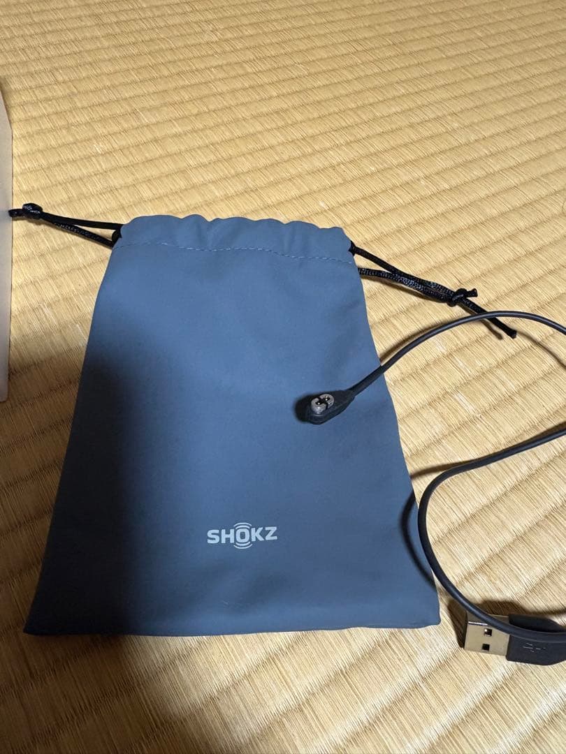 SHOKZ 骨伝導イヤホン open run mini 袋　箱付き