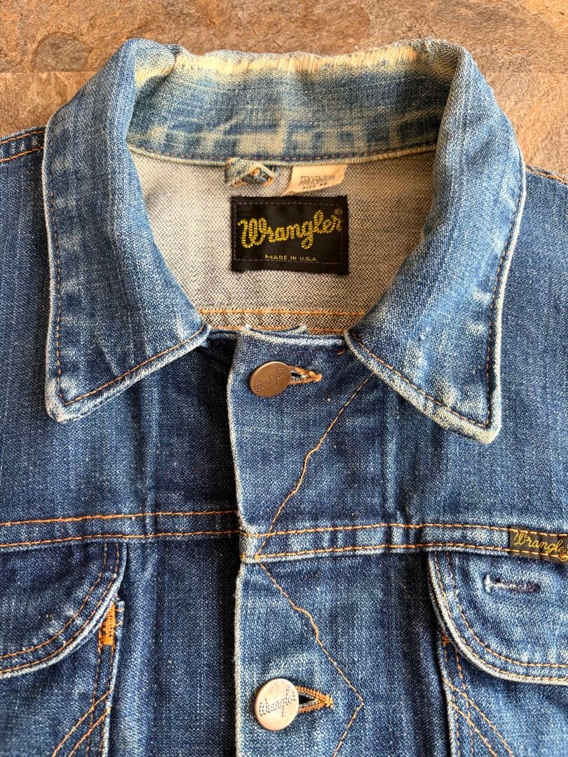 70s Wrangler（ラングラー）124MJ デニムジャケット 40