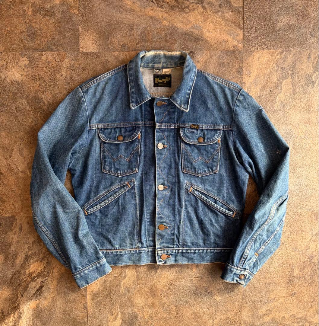 70s Wrangler（ラングラー）124MJ デニムジャケット 40