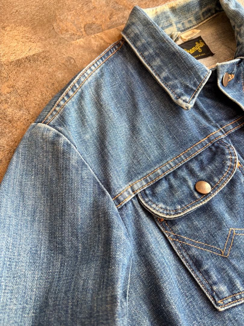 70s Wrangler（ラングラー）124MJ デニムジャケット 40