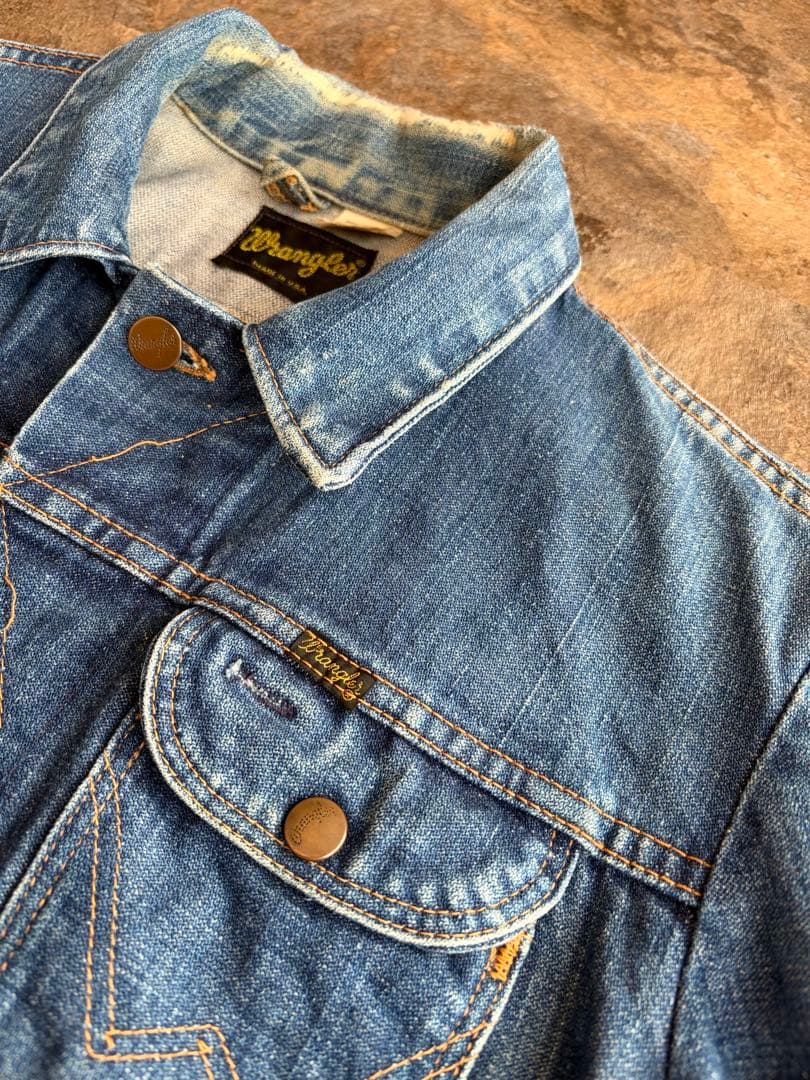 70s Wrangler（ラングラー）124MJ デニムジャケット 40