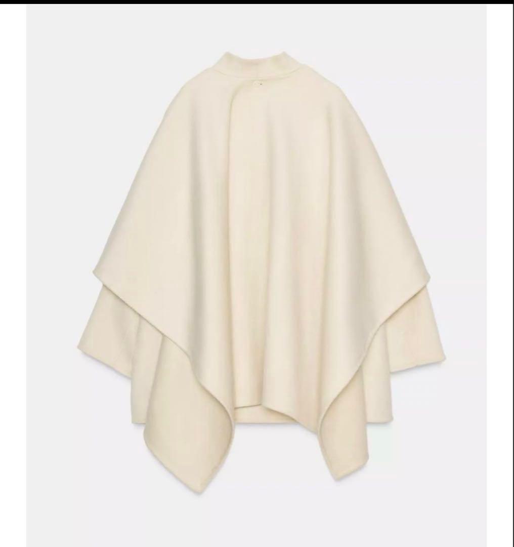 ZARA完売ウールケープコートS 美品