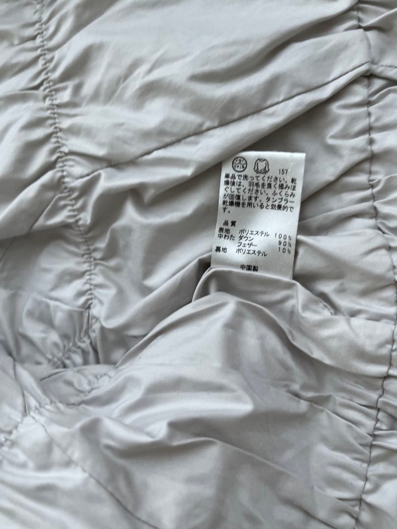 ファミリア紺リボン刺繍ワンピース　120＆トッカ130ダウン