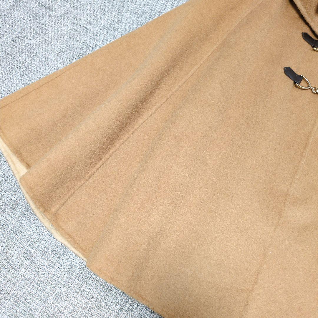 アツロウタヤマ　ウールポンチョ　ウールコート　ベージュ　着用感のない美品