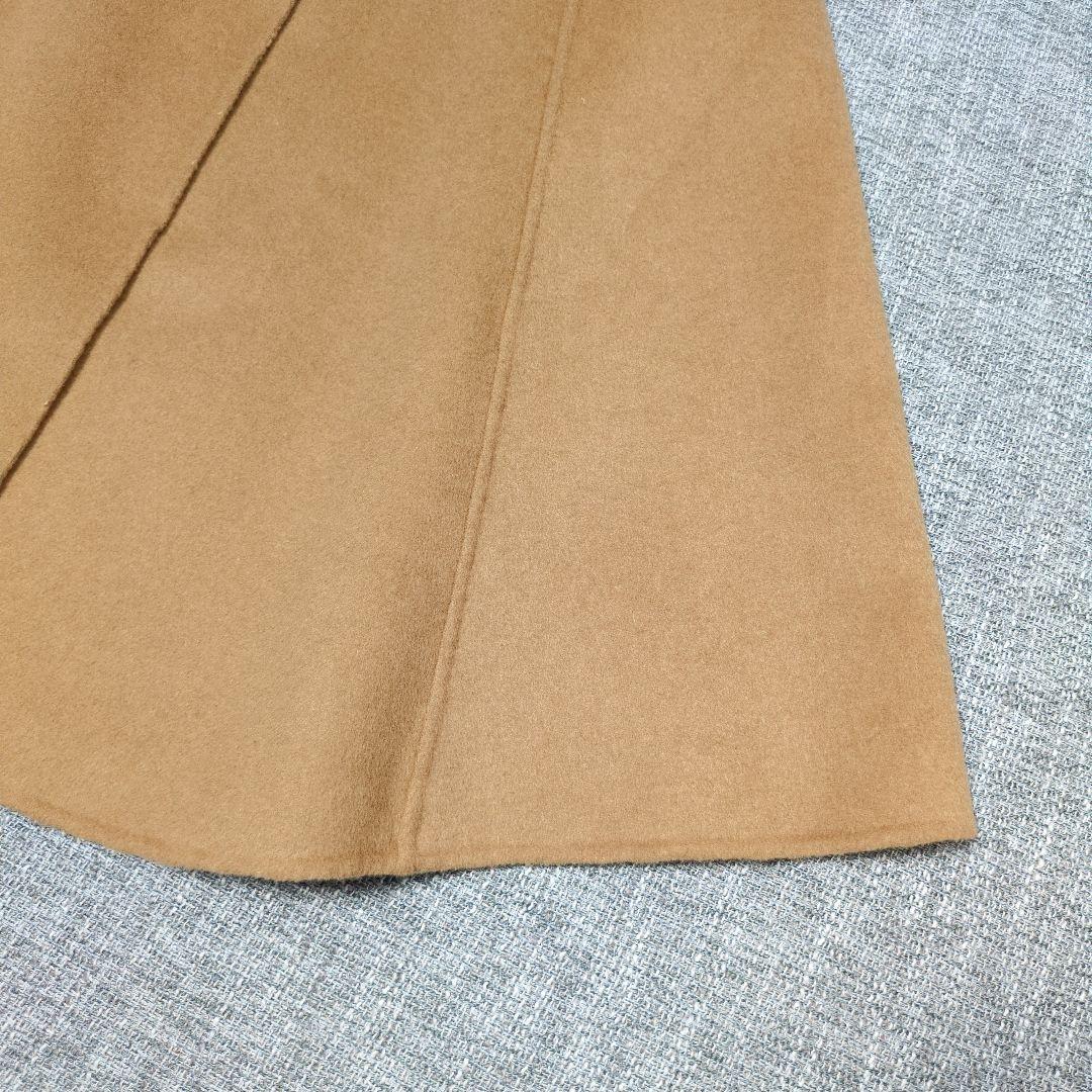 アツロウタヤマ　ウールポンチョ　ウールコート　ベージュ　着用感のない美品