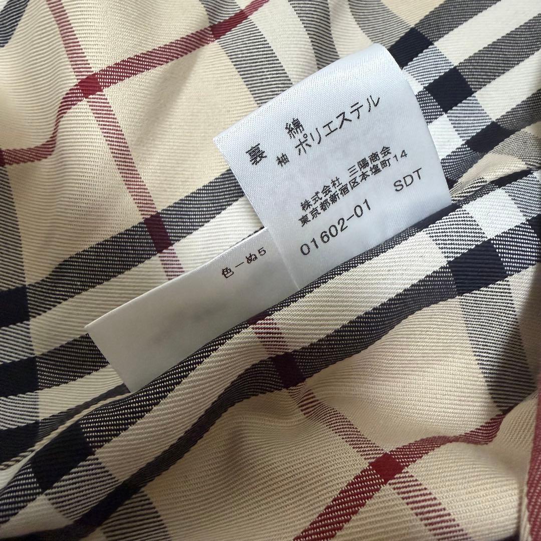 美品✨バーバリーロンドン　トレンチコート　ベージュ　ノバチェック　ベルト　L