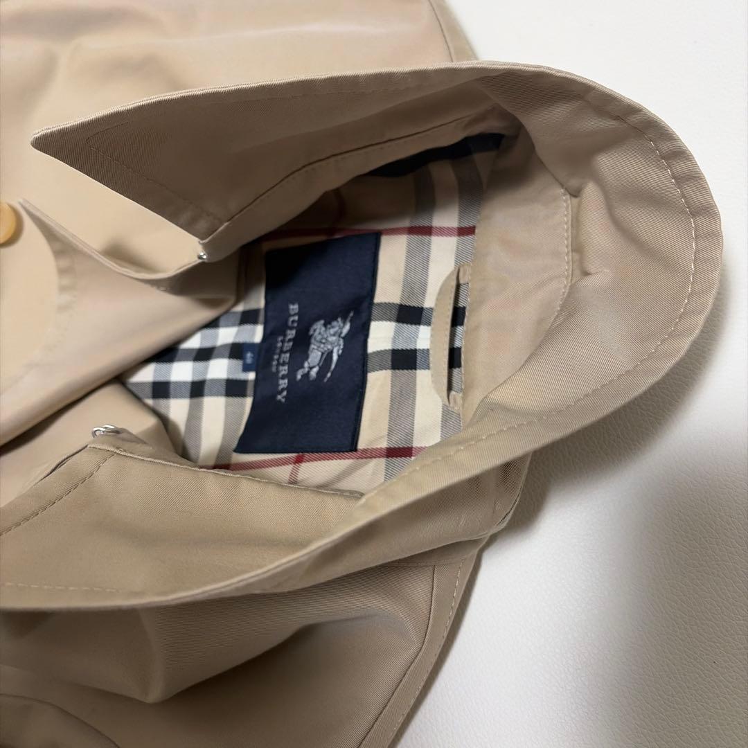 美品✨バーバリーロンドン　トレンチコート　ベージュ　ノバチェック　ベルト　L