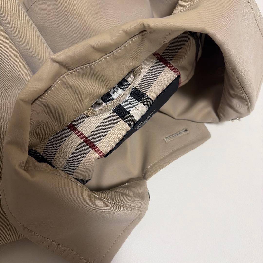 美品✨バーバリーロンドン　トレンチコート　ベージュ　ノバチェック　ベルト　L