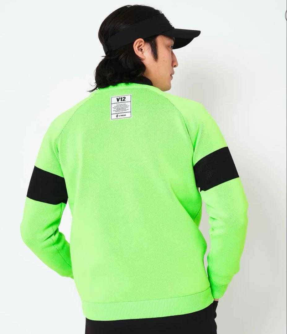 ¥29,700【V12/XL】ARMKNIT 防風ストレッチ裏地付きニット