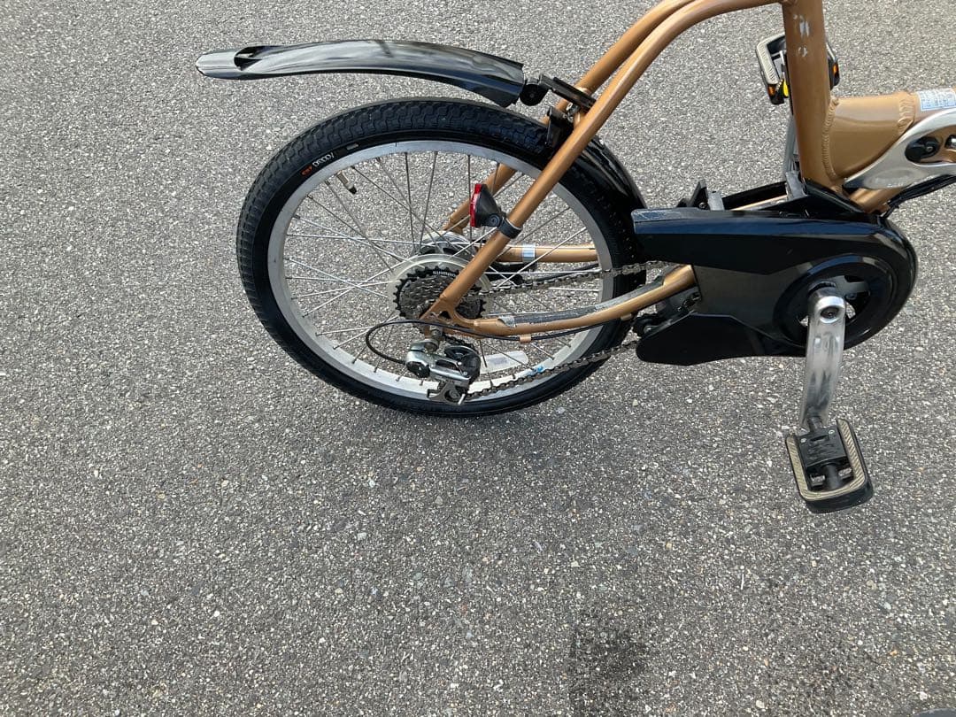 パナソニック新機種電動アシスト自転車OFF time前18.後20インチ折り畳み