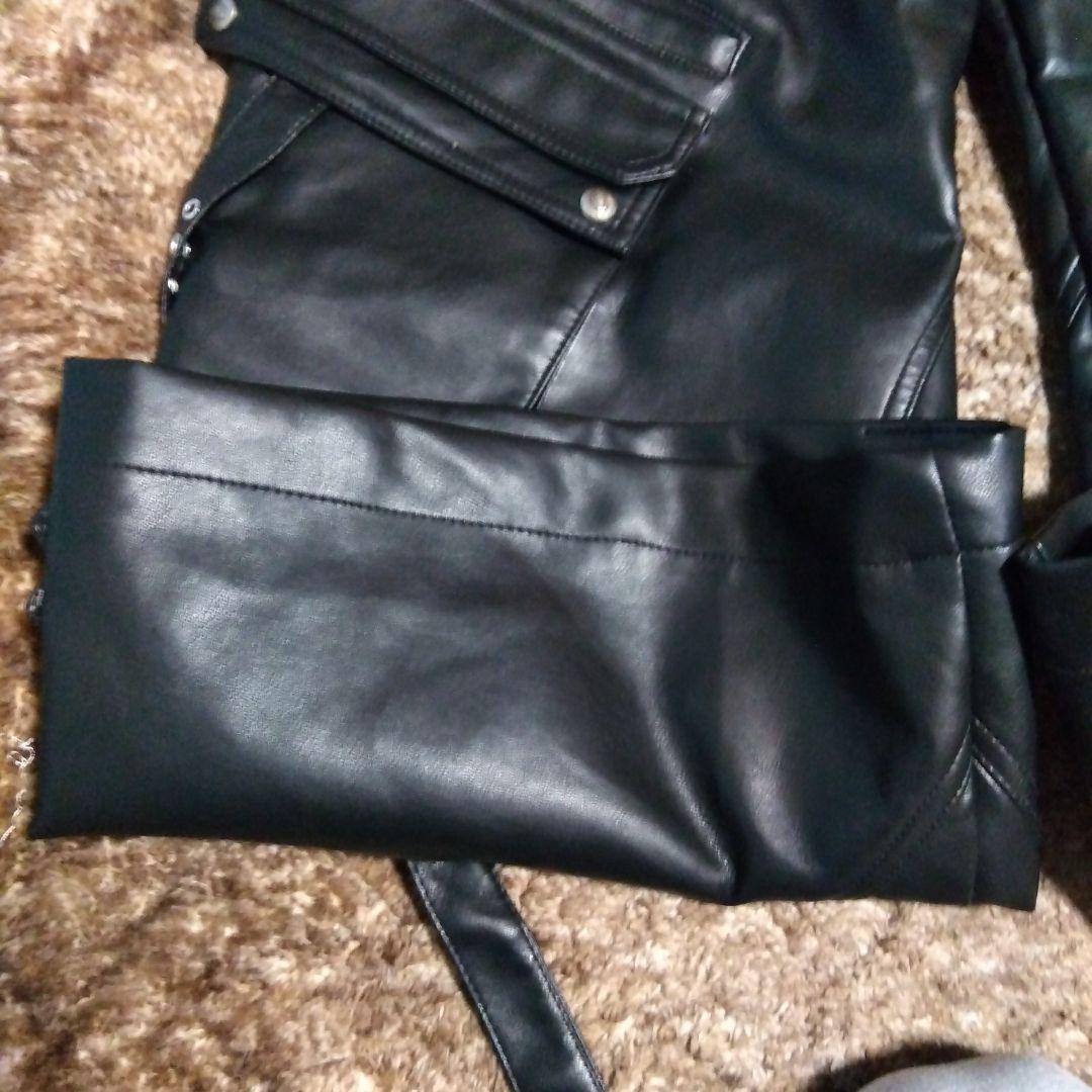 【新品】COZY WORLDWIDE コジーワールドワイドレザーカーゴパンツ S