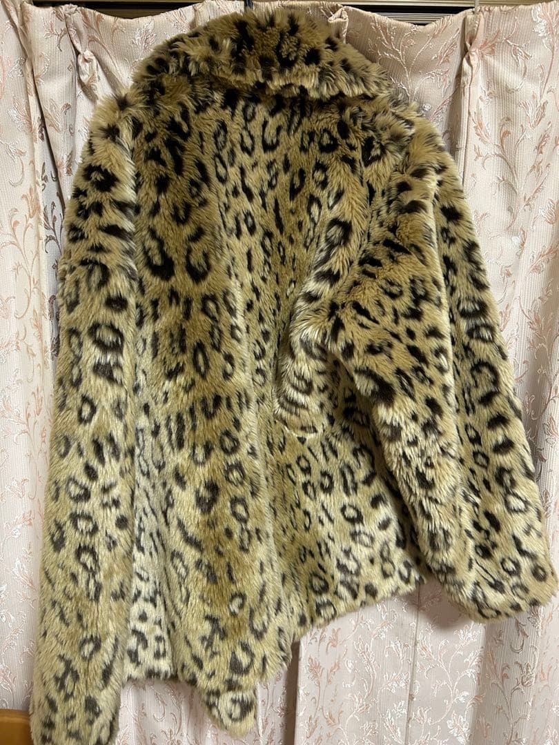 SLY ヒョウ柄　ファーコート　平成　y2k