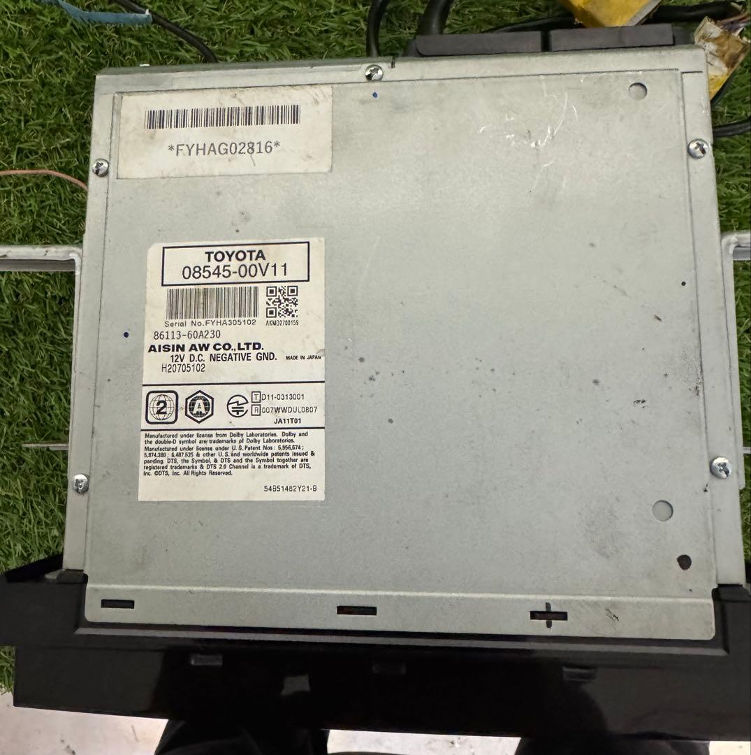 トヨタ純正 8型ブルーレイ搭載 NHBA-X62G 2014年地図