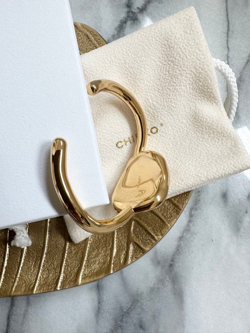 【新品未使用】Chieko+ チエコプラス Lulu bangle ゴールド