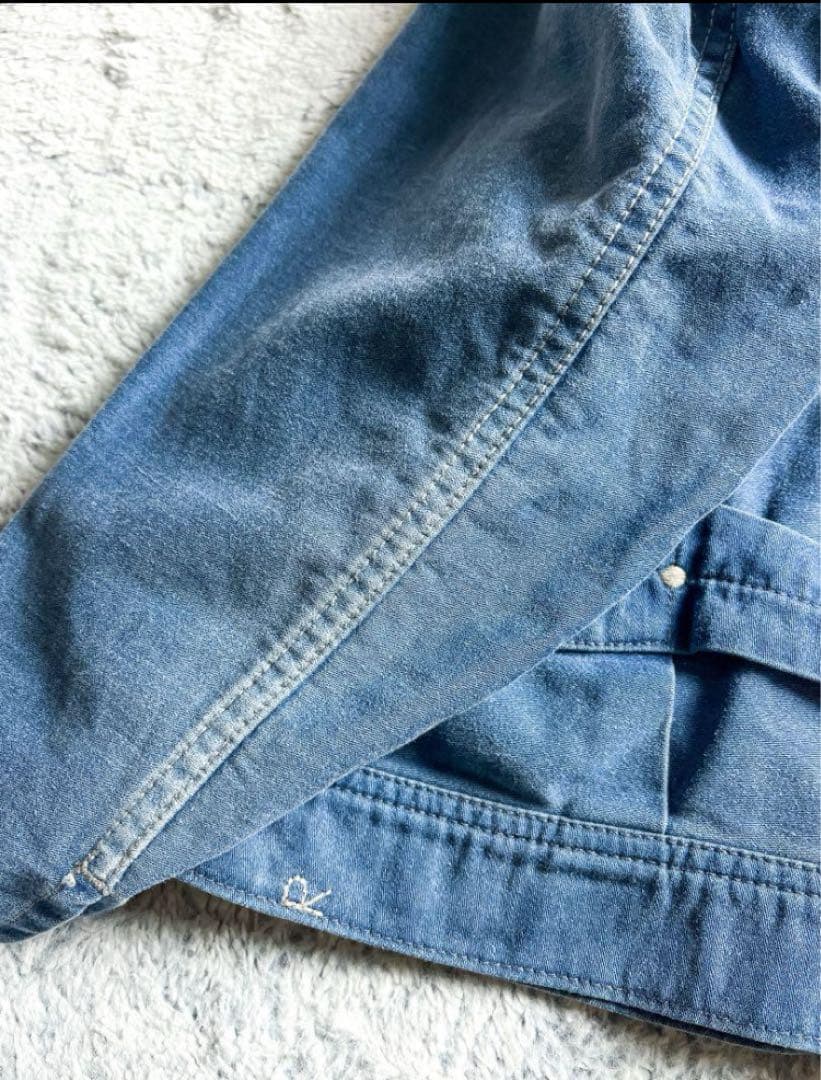 【45R】45rpm コットン100% インディゴ 麦サテンの908Gジャン 2