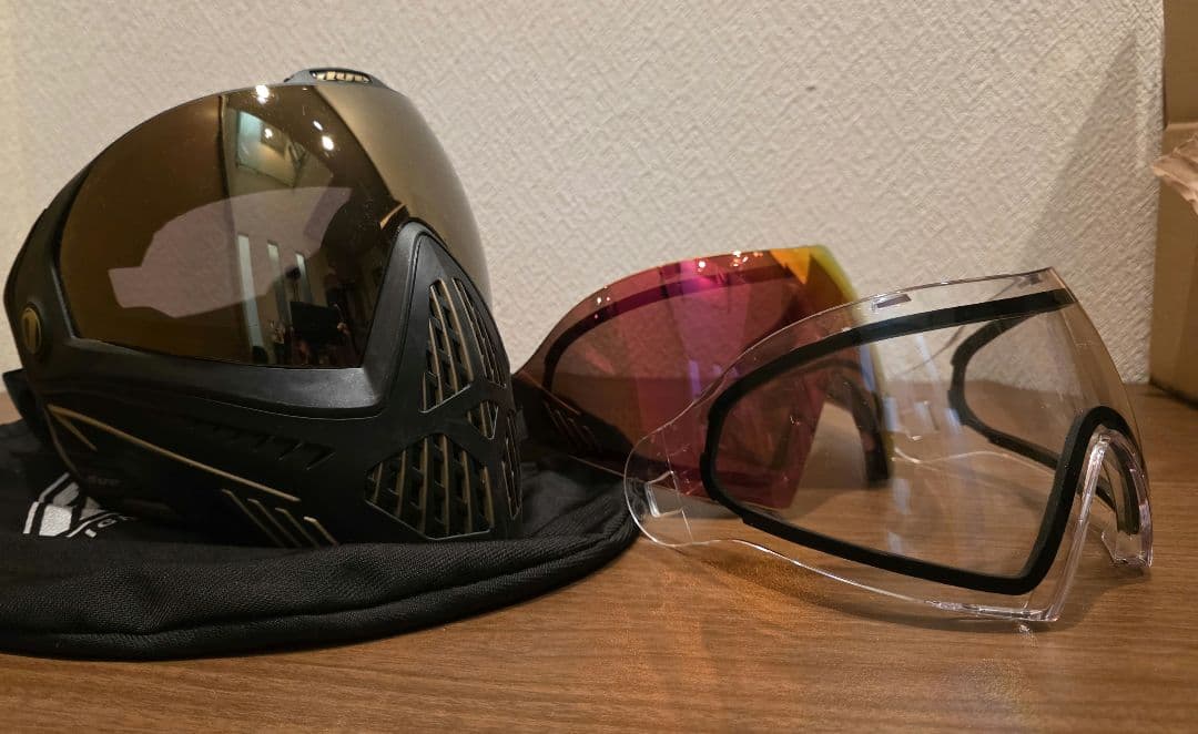 DYE i5 サバゲー用ゴーグル ブラック/ゴールド