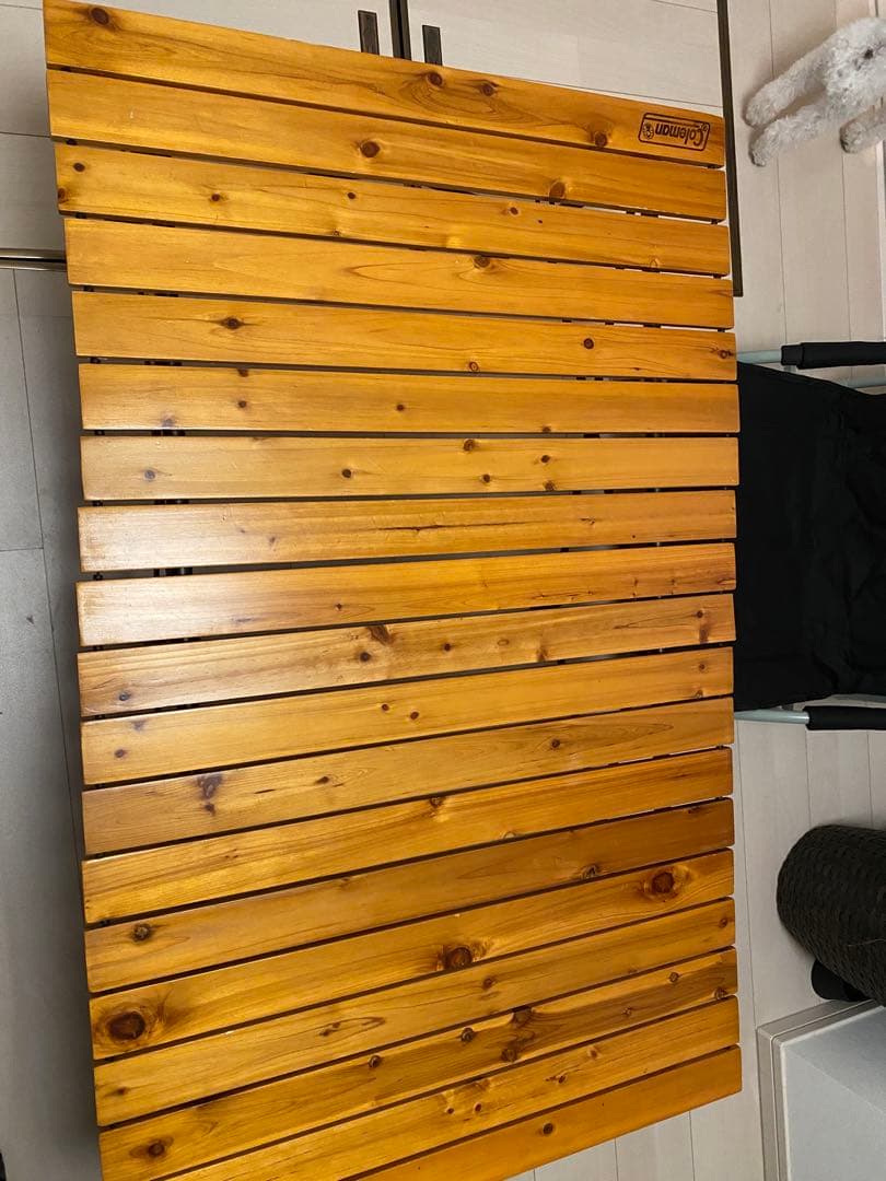 Coleman 木製アウトドアテーブル