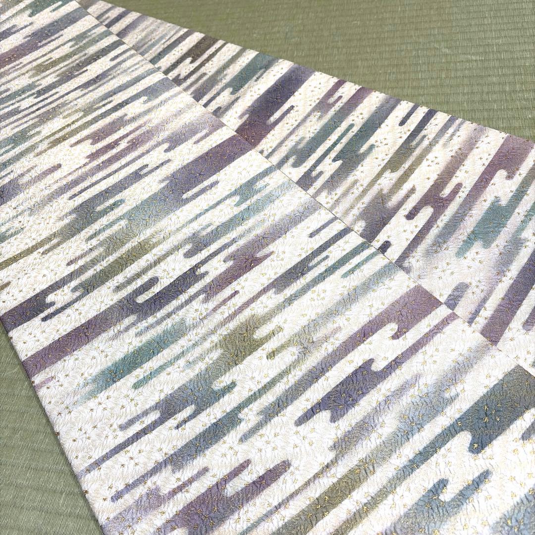 専用ページ　正絹　全通袋帯《かすみ模様》