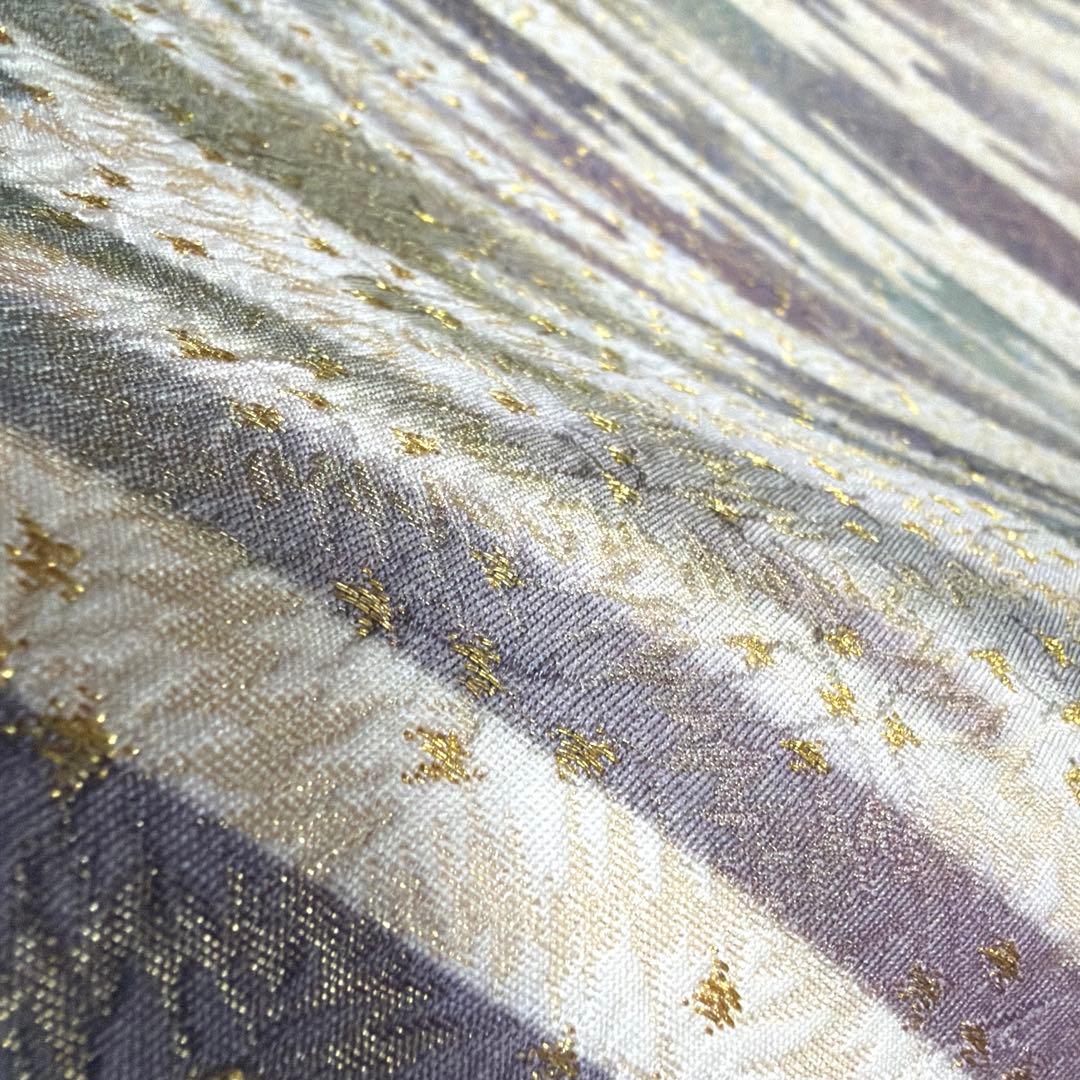 専用ページ　正絹　全通袋帯《かすみ模様》