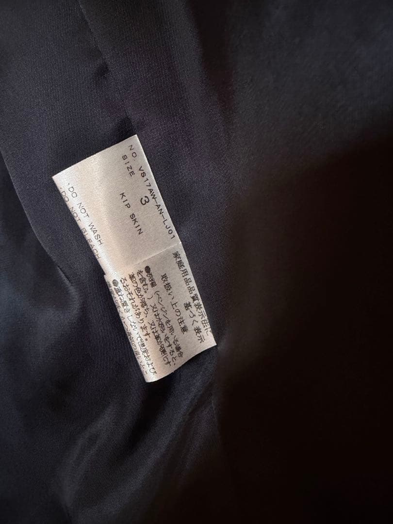 Varde77 × vasco レザーブルゾン ブラック サイズ3