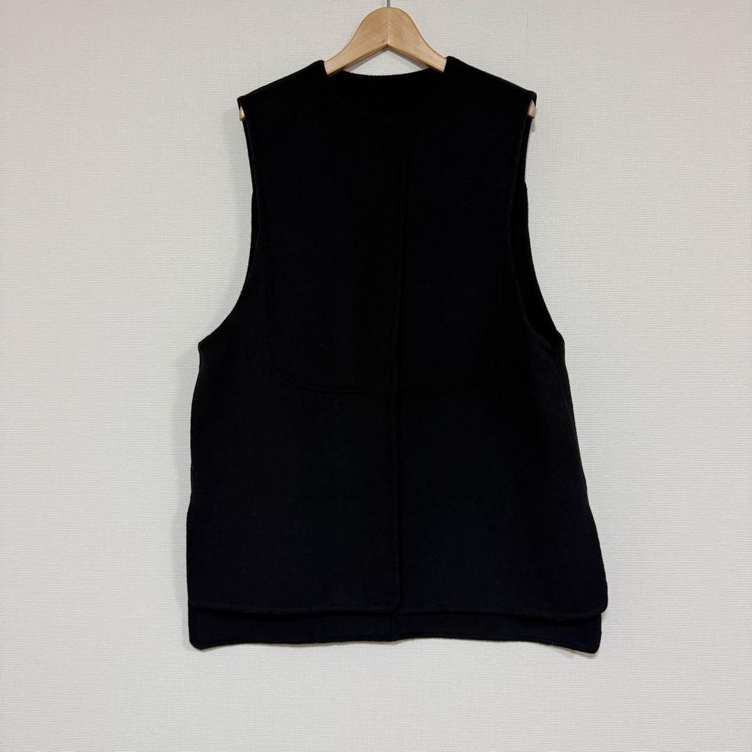 【美品】machatt リバーウールベスト ブラック