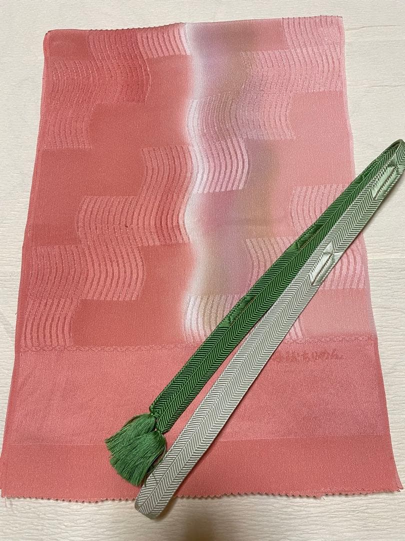 訪問着フルセット　辻ヶ花　絞り　金彩　正絹　鳳凰　唐織　丹後ちりめん