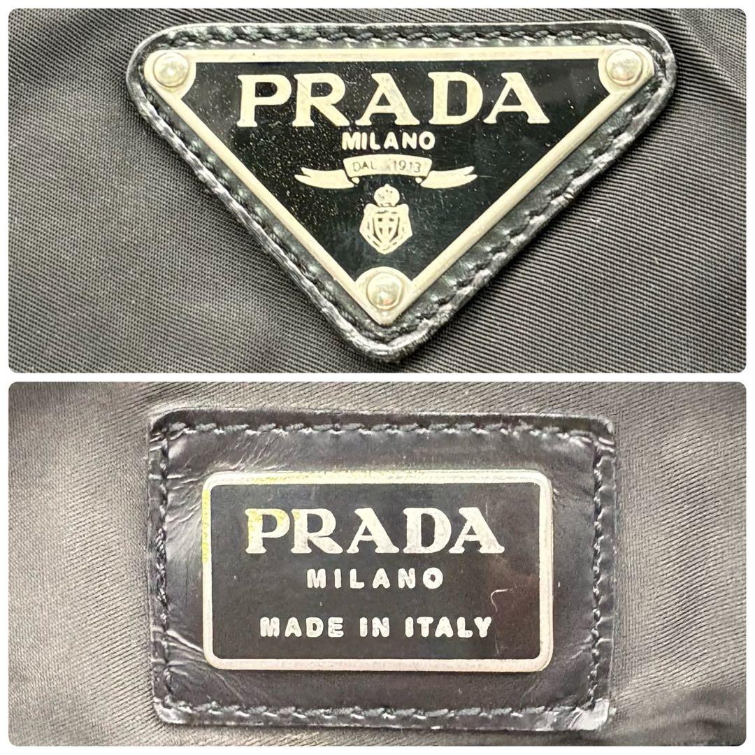 【雪中松柏様】PRADA ボストンバッグ ハンド トラベルバッグ 2way 黒