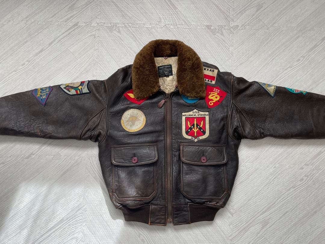 AVIREX トップガン G-1 革ジャン　ビンテージ　xsサイズ