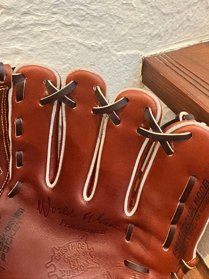 ミズノ　ワールドウィン　復刻　LITE-FLEX レザー 硬式グローブ　堀内恒夫