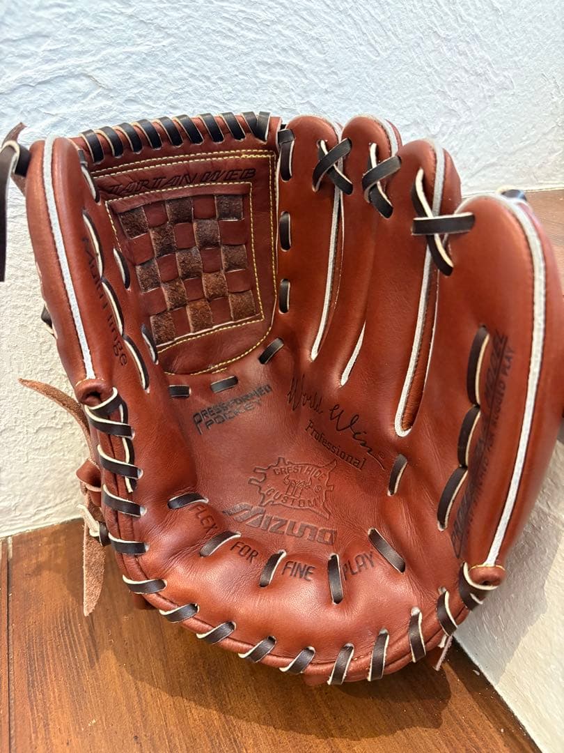 ミズノ　ワールドウィン　復刻　LITE-FLEX レザー 硬式グローブ　堀内恒夫