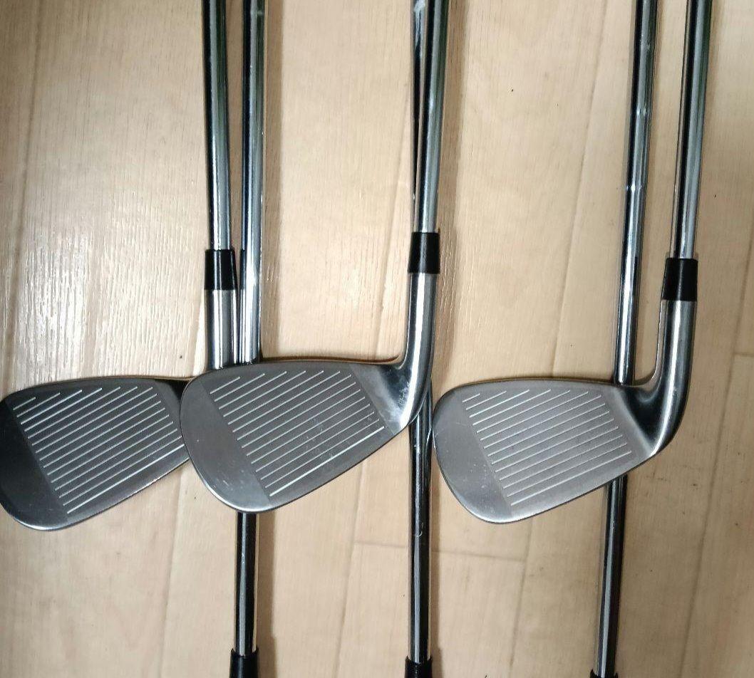 ■PRGR RS、チタンフェイス、アイアン【５〜P】6本セット、Мー４３、Ｓ