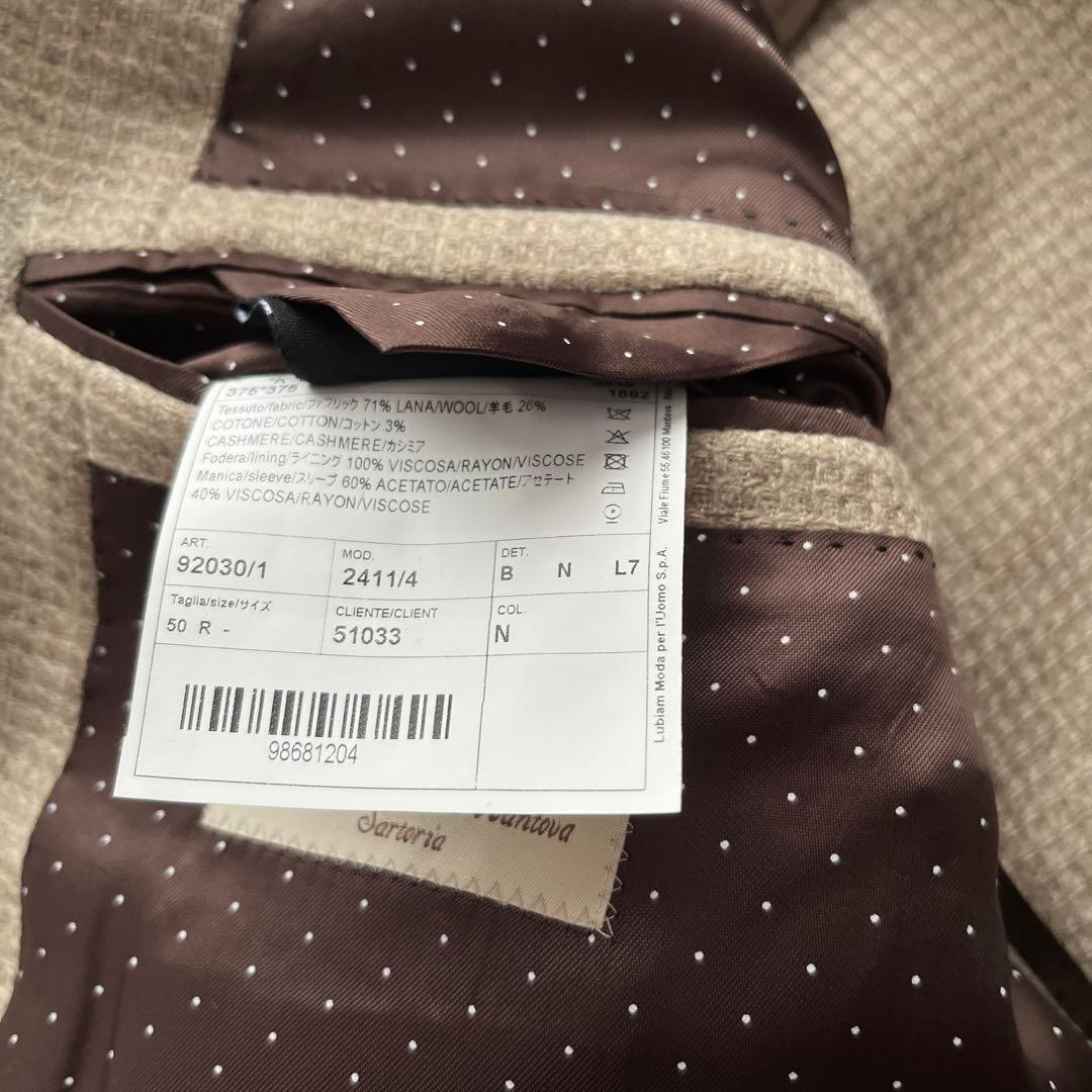 Luigi Bianchi Mantova テーラードジャケット