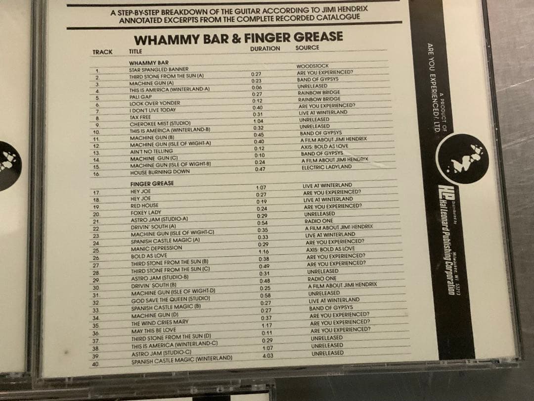 The Jimi Hendrix Reference Library シリーズ