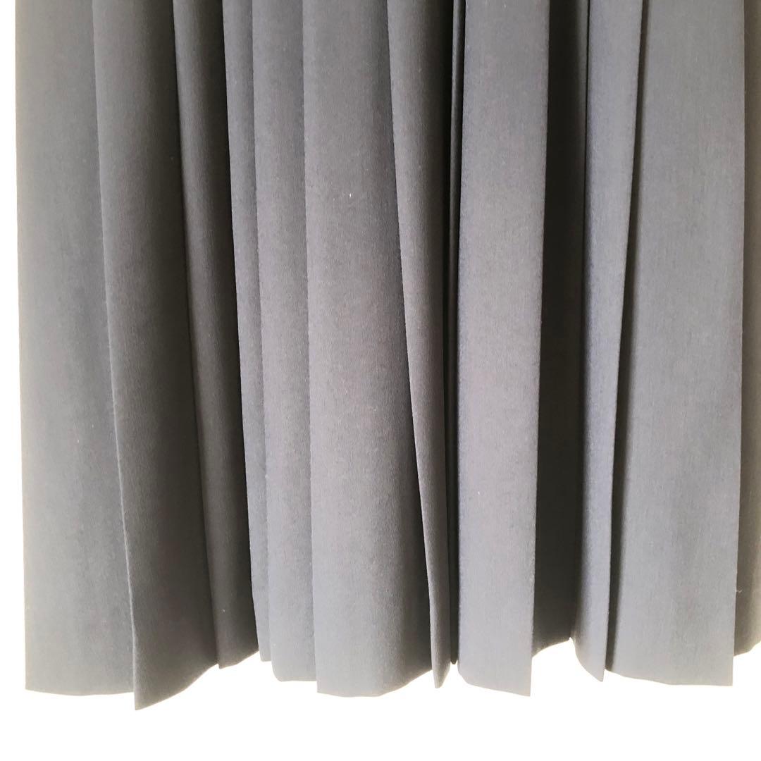 CELFORD 38 ネイビーリボン付き 長袖プリーツワンピース卒業式　結婚式