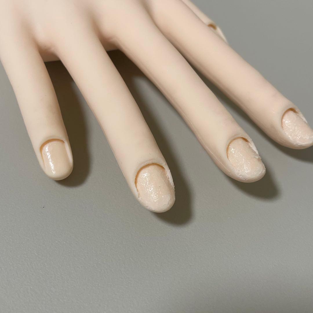 JNEC認定モデルハンド ジェルネイル検定 ネイリスト技能検定 専用シール付き