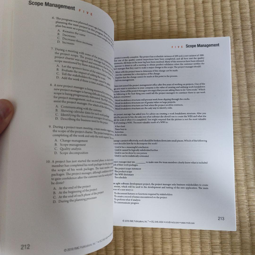 Rita Mulcahy's PMP Exam Prep 第6版